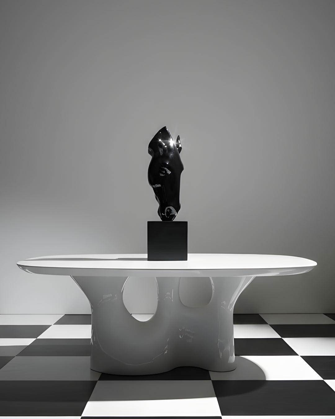 Imperial Horse Portrait Sculpture