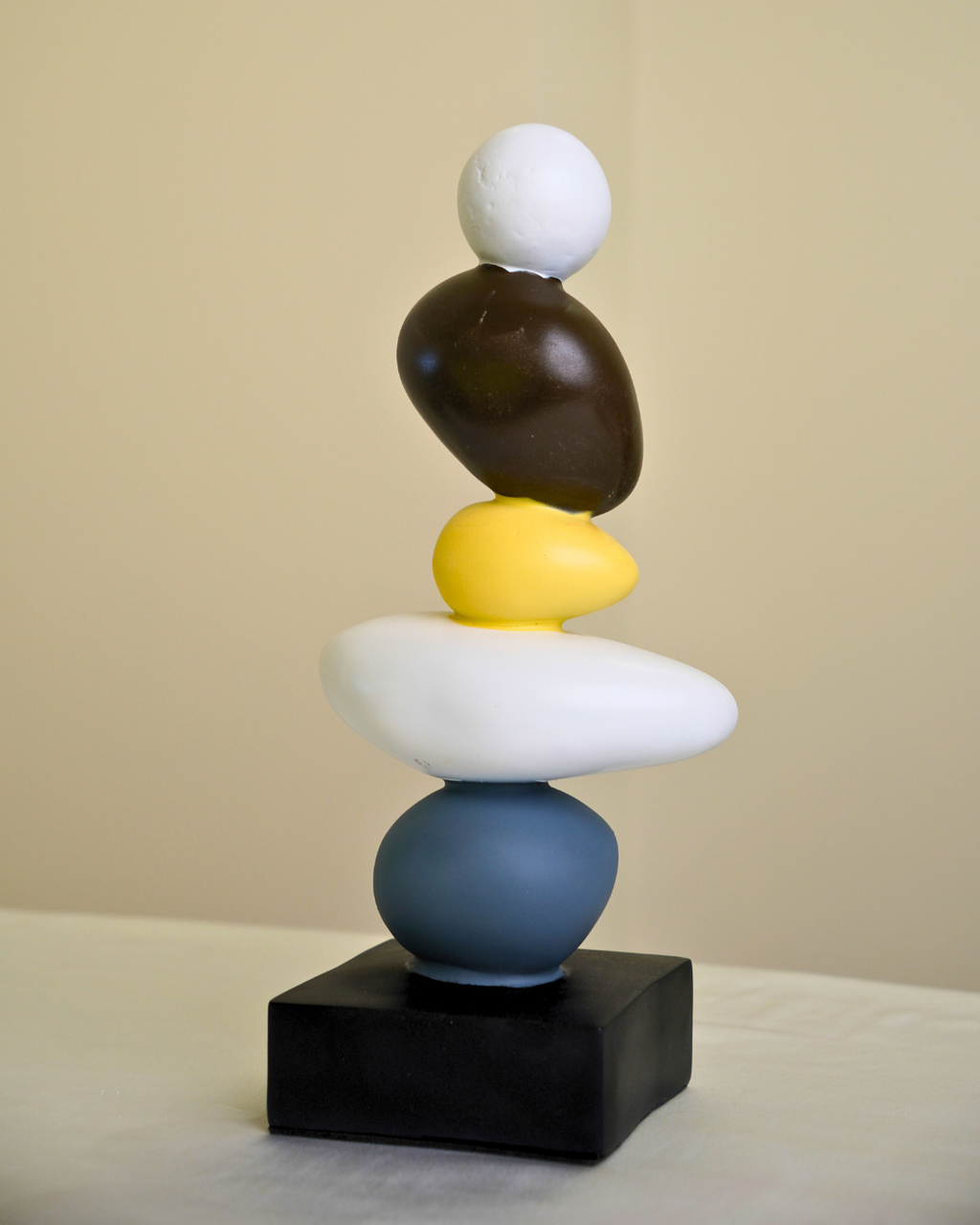 Sculpted Balanced Stone Ornament