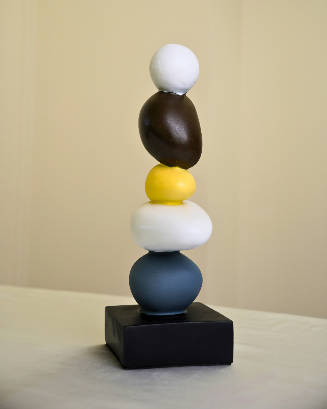 Sculpted Balanced Stone Ornament