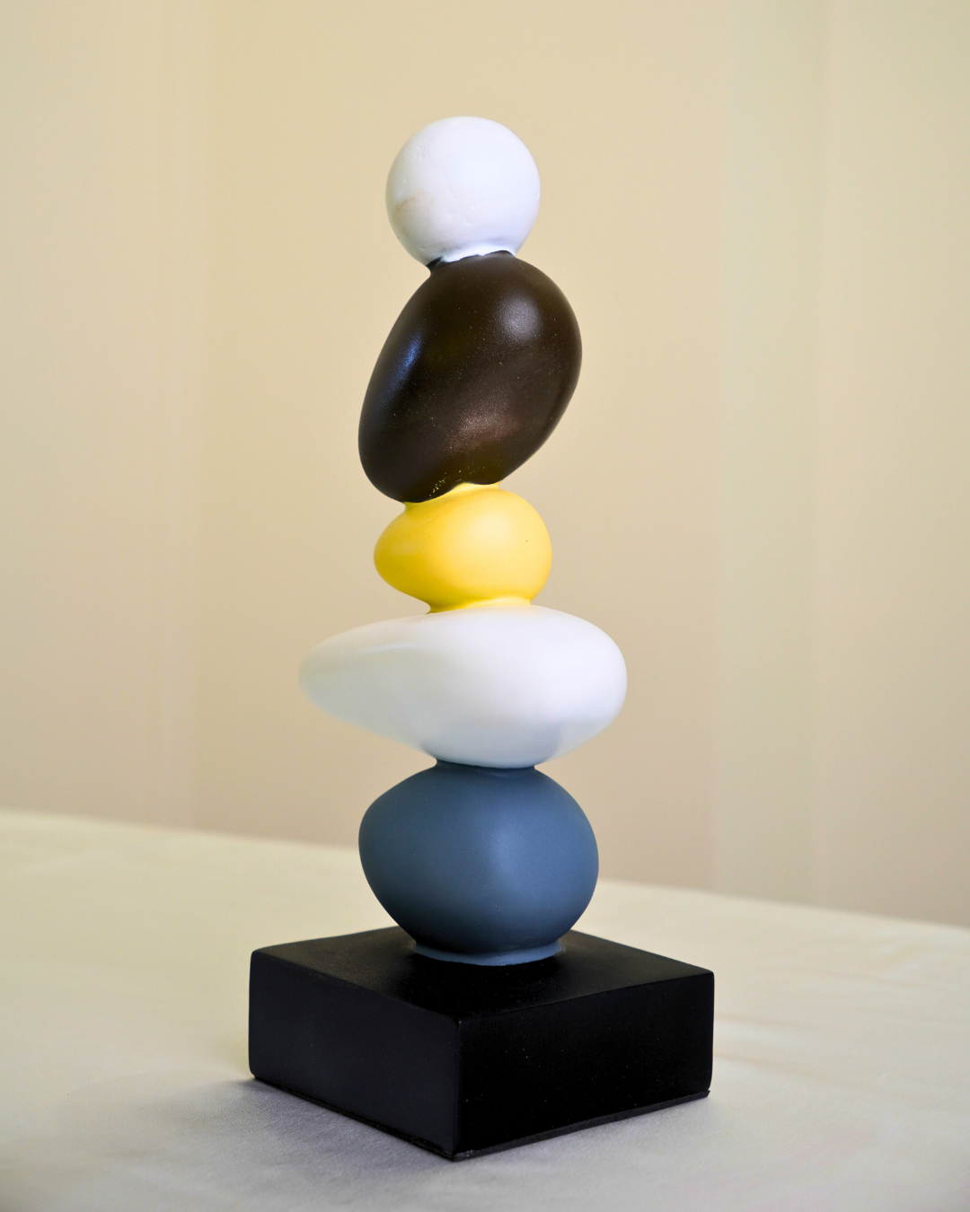 Sculpted Balanced Stone Ornament