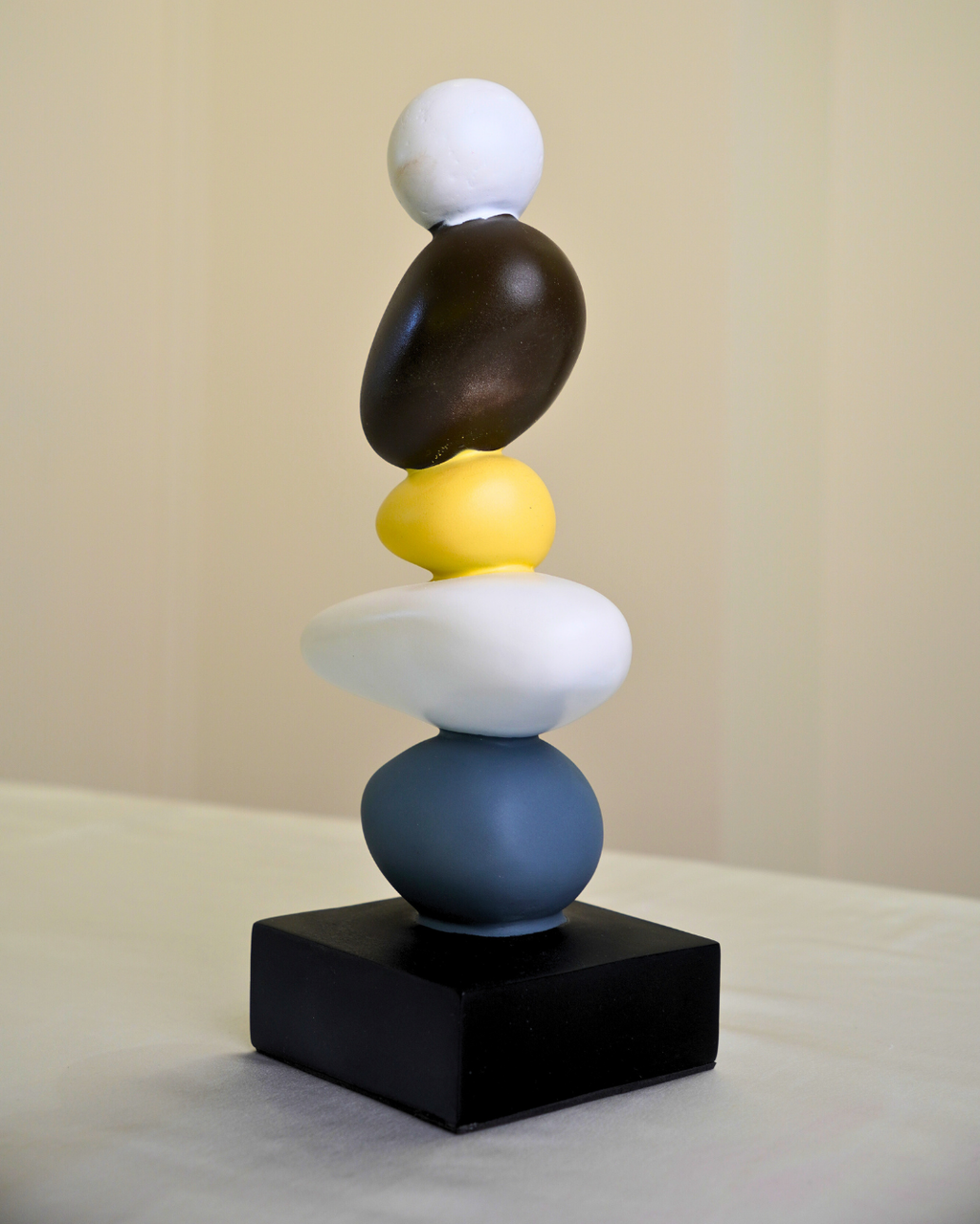 Sculpted Balanced Stone Ornament